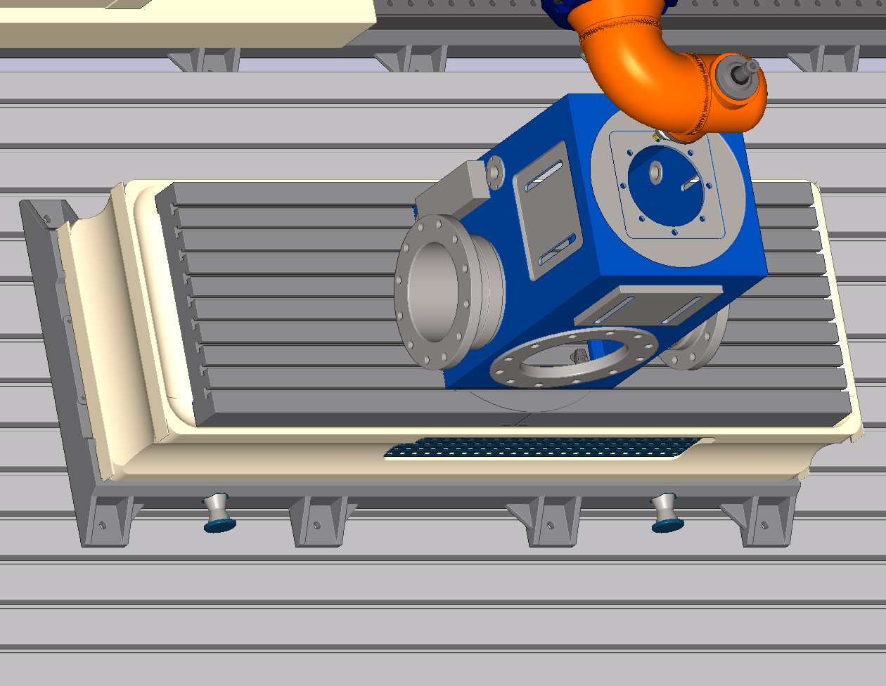 移动夹紧旋转台